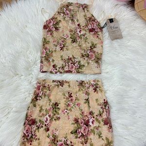 Lip Service Floral 2 Piece Set